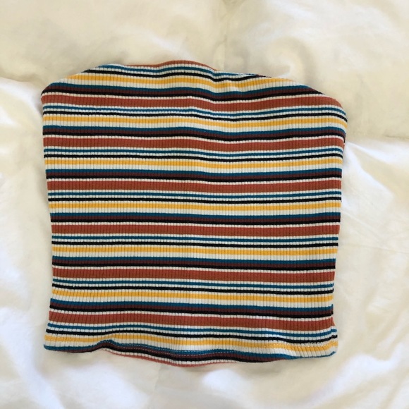 Garage Tops - Garage Striped Tube Top